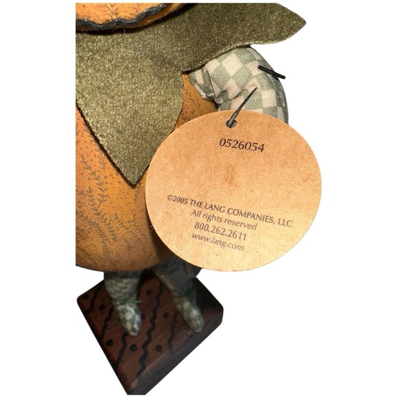 Vintage Primitive Pumpkin Jack o Lantern Doll Lang Jack in the Box 2005 - Picture 6 of 16